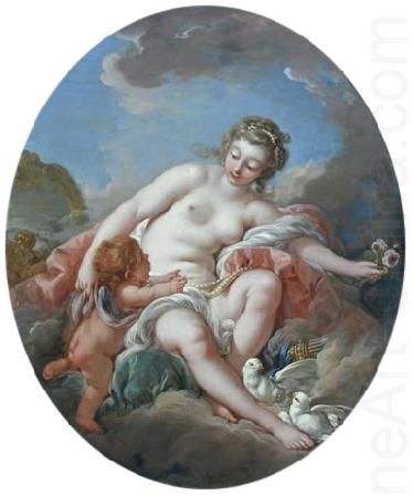 Francois Boucher Venus Restraining Cupid china oil painting image